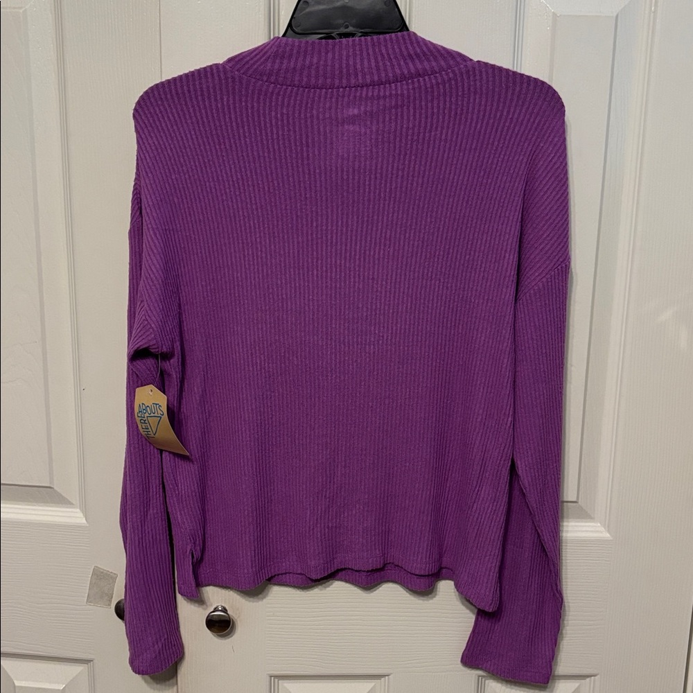 Thereabouts Ribbed Mock Neck Sweater - Picture 5 of 7